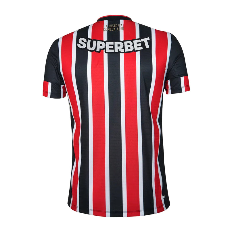 Camisa São Paulo 24/25 - Vermelha e Branca - C/ Patrocínio