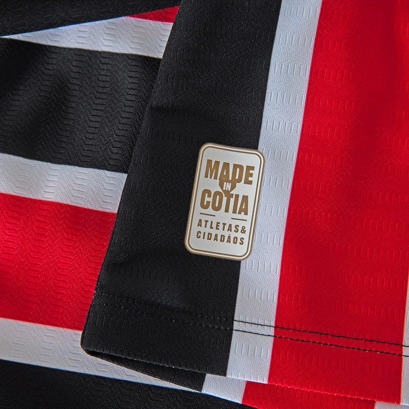 Camisa São Paulo 24/25 - Vermelha e Branca - C/ Patrocínio