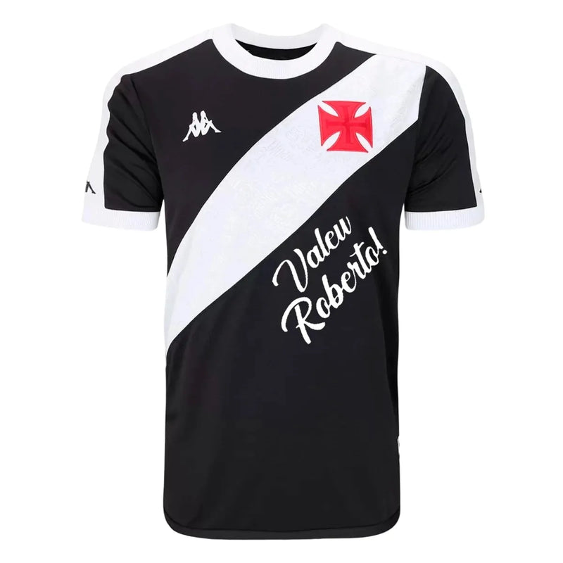 Camisa Vasco 24/25 Valeu Roberto - Preta e Branca