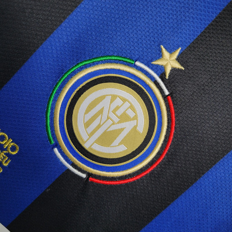 Inter de Milão 09/10 Retrô - Azul e Preta