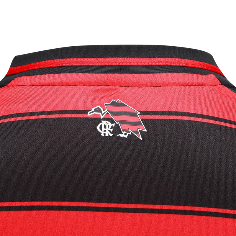 Camisa CRF Home 25/26 Manga Longa - Preto e Vermelho