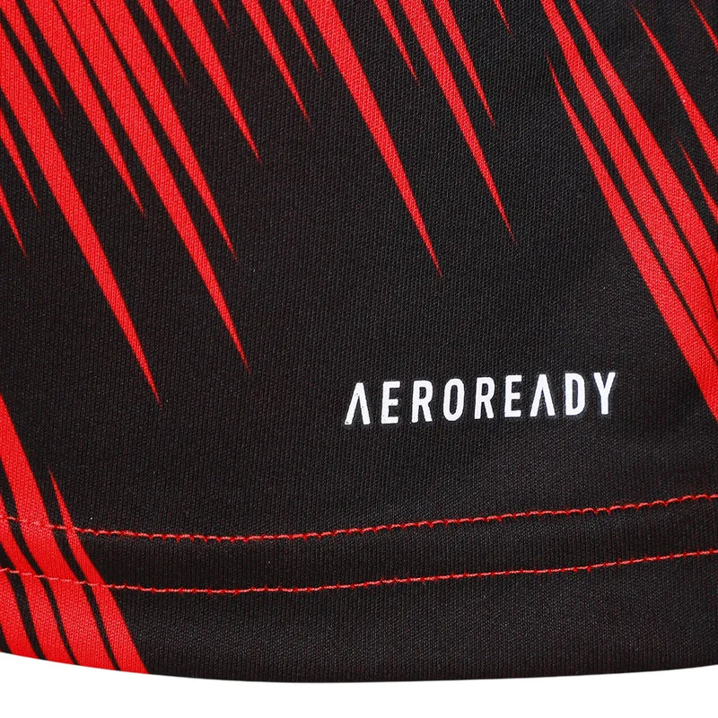 Camisa CRF Pré Jogo 25/26 - Preto e Vermelho