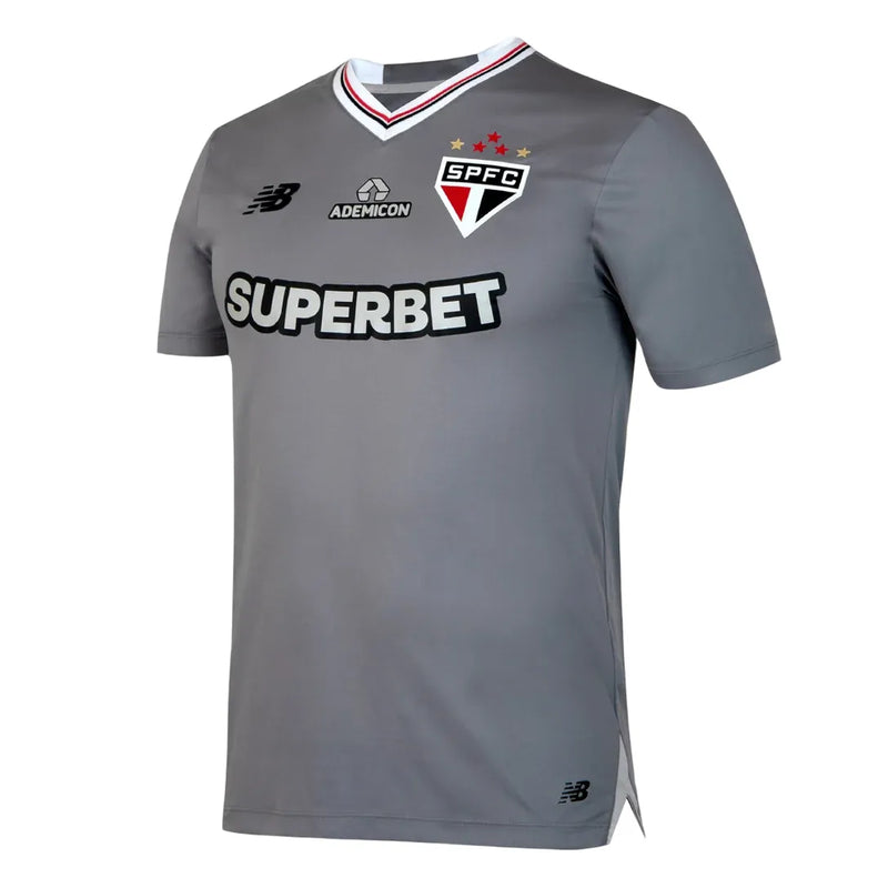 Camisa São Paulo Grey Day 25/26 - Cinza