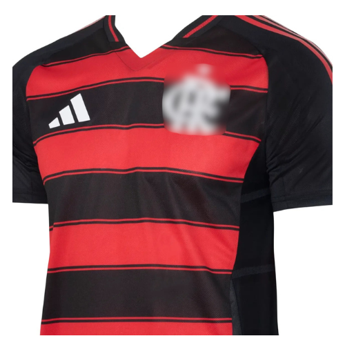 Camisa CRF Home 25/26 Jogador - Preta e Vermelha
