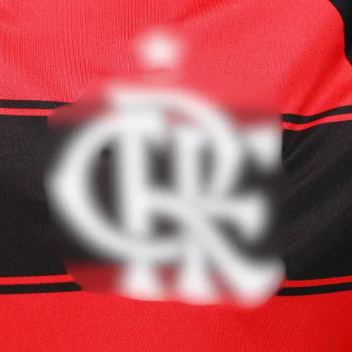 Camisa CRF Home 25/26 Manga Longa - Preto e Vermelho