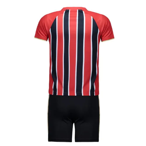 Conjunto Infantil São Paulo II 25/26 - Vermelho e Preto