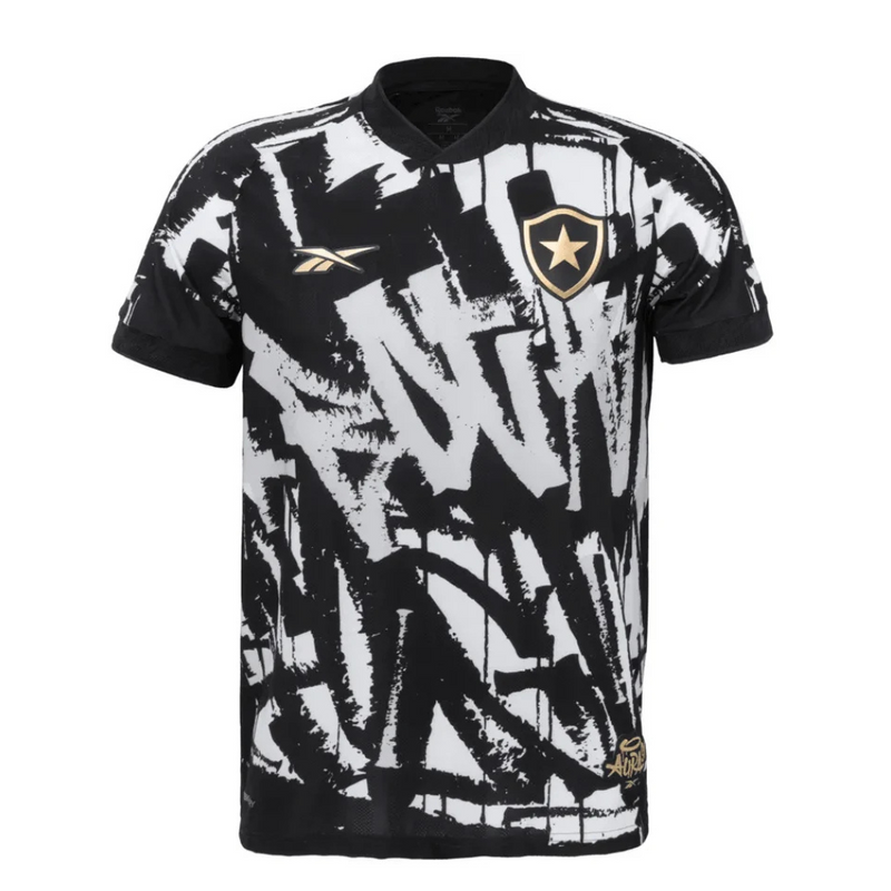 LANÇAMENTO Camisa Botafogo 4th 25/26 - Preta e Branca