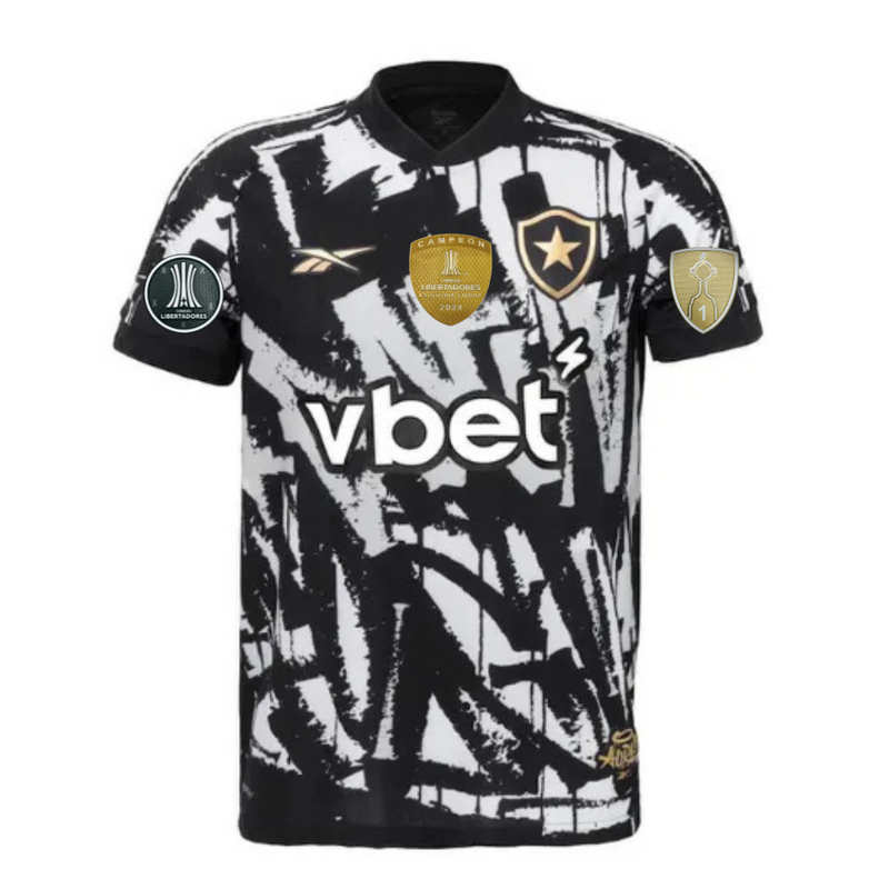LANÇAMENTO Camisa Botafogo 4th 25/26 - Preta e Branca
