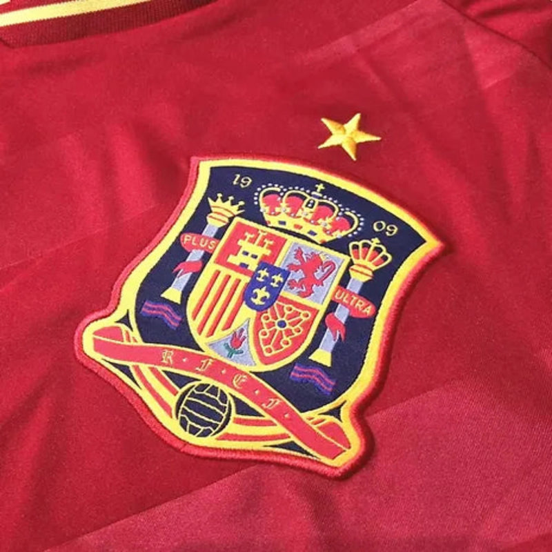 Camisa Espanha 2012 Retrô - Vermelha