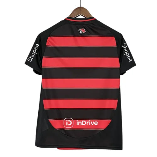 Camisa CRF Feminina Home 25/26 - Preta e Vermelha