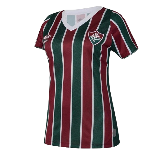 Camisa Fluminense Feminina 24/25 - Vinho e Verde