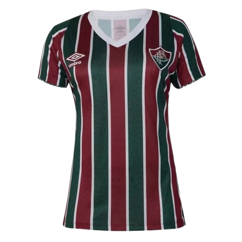 Camisa Fluminense Feminina 24/25 - Vinho e Verde