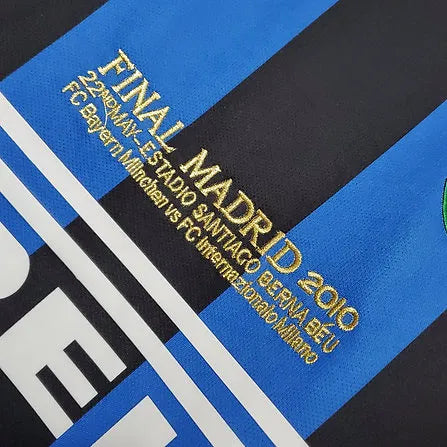 Inter de Milão 09/10 Retrô - Azul e Preta