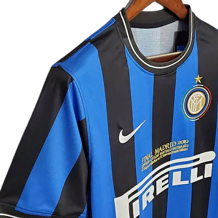 Inter de Milão 09/10 Retrô - Azul e Preta