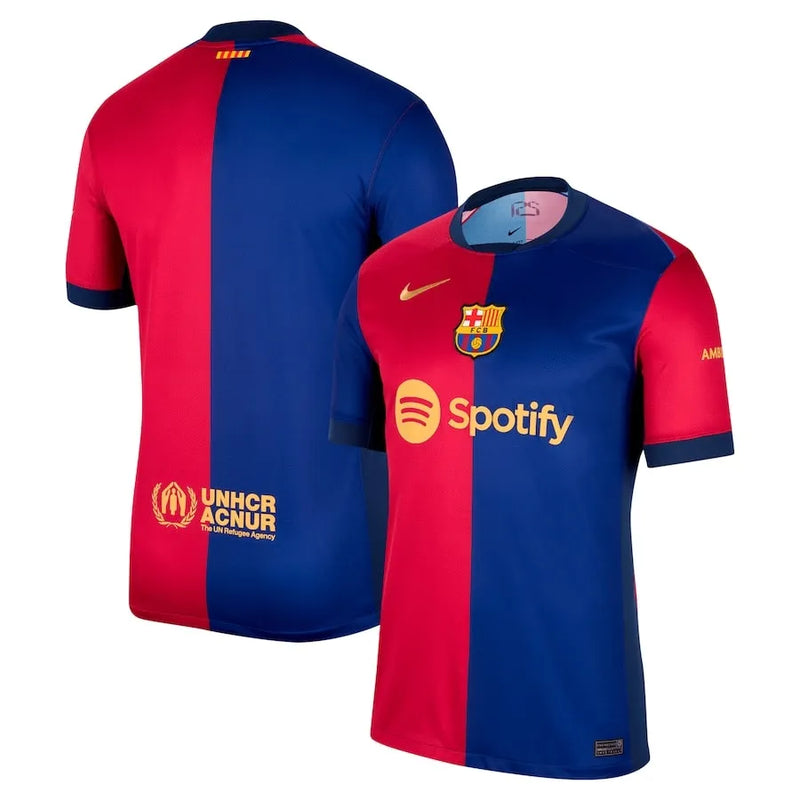 Camisa Barcelona 24/25 - Azul e Vermelha