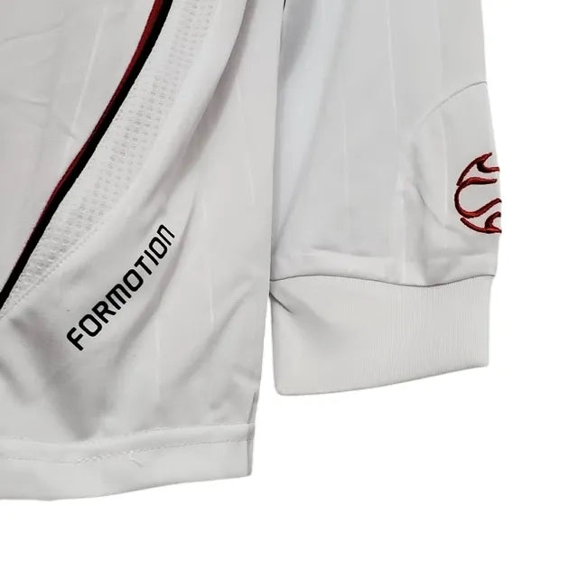Camisa Milan 06/07 Retrô Manga Longa - Branca