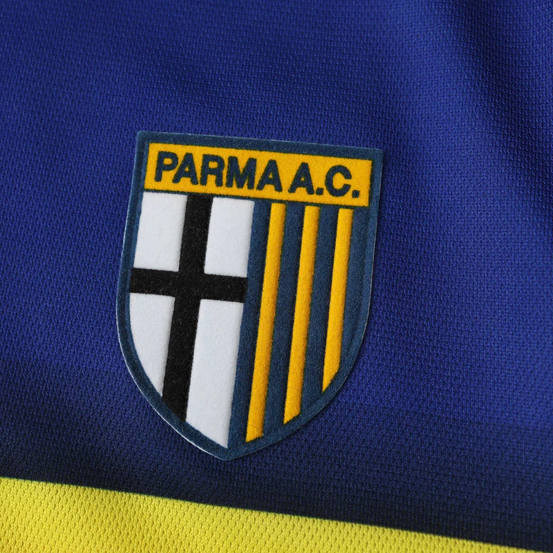 Camisa Parma 01/02 Retrô - Azul e Amarela