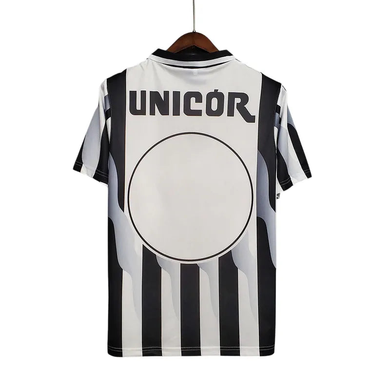 Camisa Santos 1998 Retrô - Branca e Preta