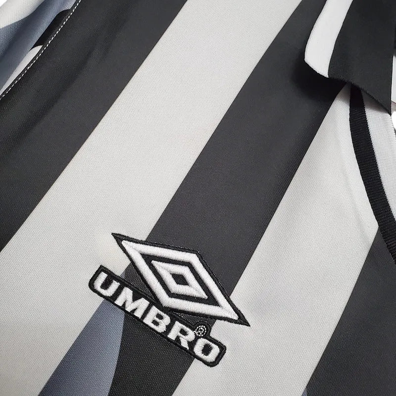 Camisa Santos 1998 Retrô - Branca e Preta