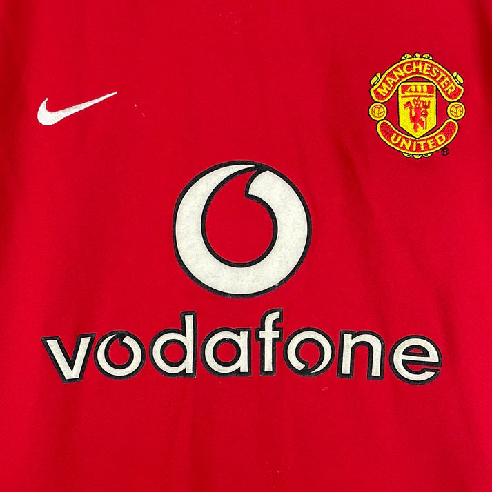 Manchester United 02/03 Retrô - Vermelha