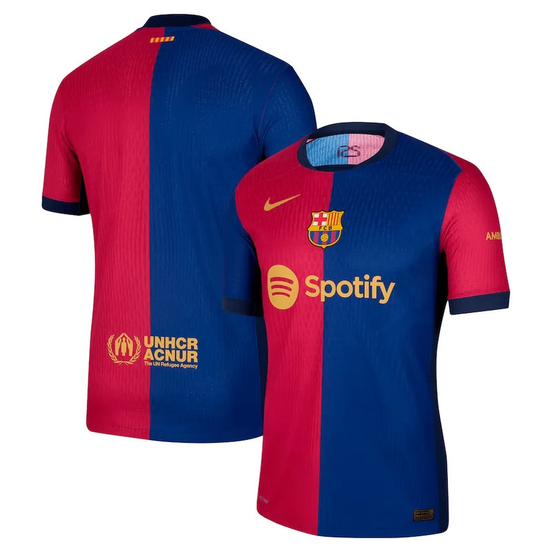 Camisa Barcelona 24/25 Jogador - Azul e Vermelha