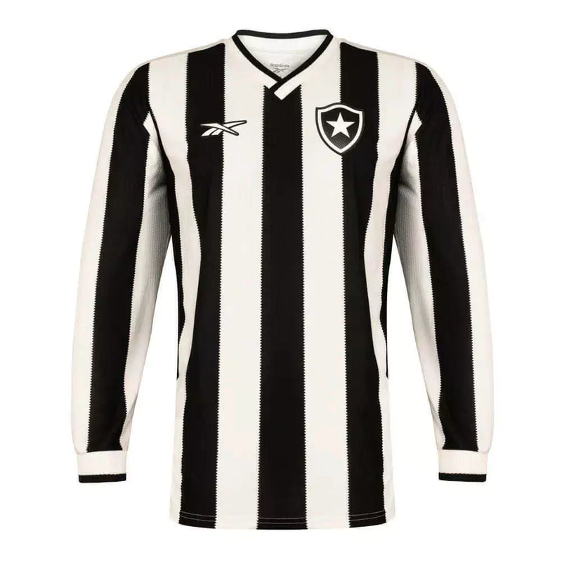 Camisa Botafogo 24/25 Manga Longa - Preta e Branca