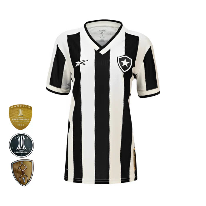 Camisa Botafogo Feminina 24/25 - Preta e Branca