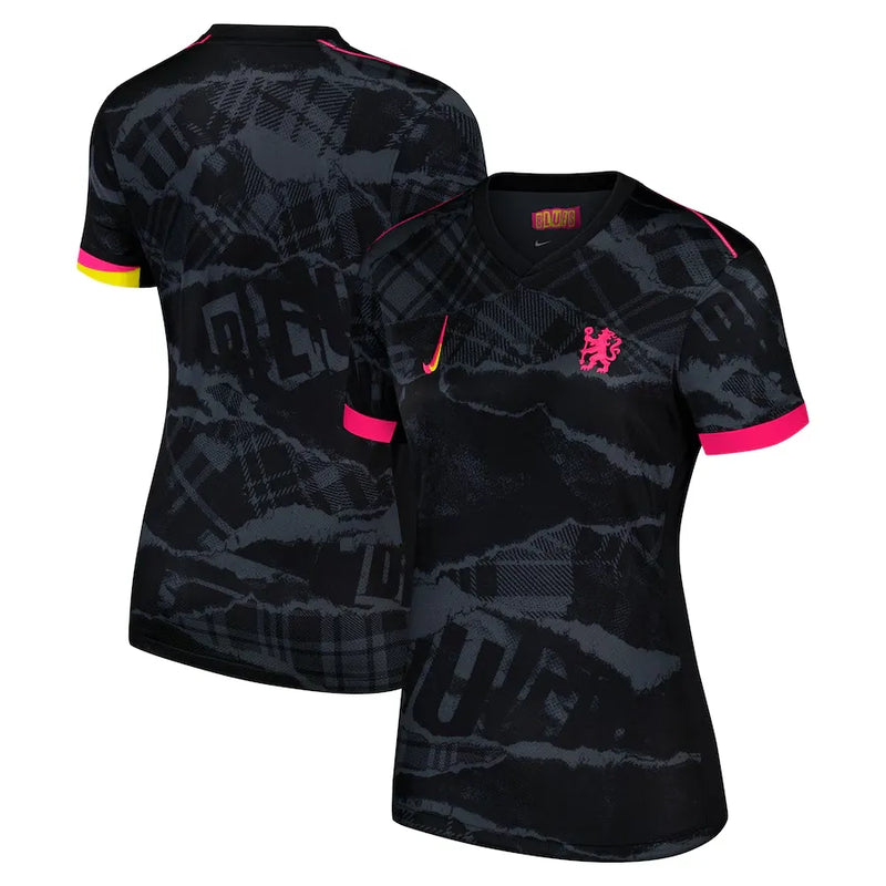 Camisa Chelsea Feminina 24/25 - Preta
