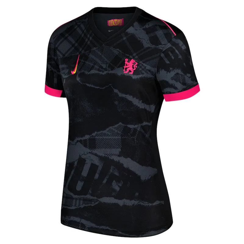 Camisa Chelsea Feminina 24/25 - Preta