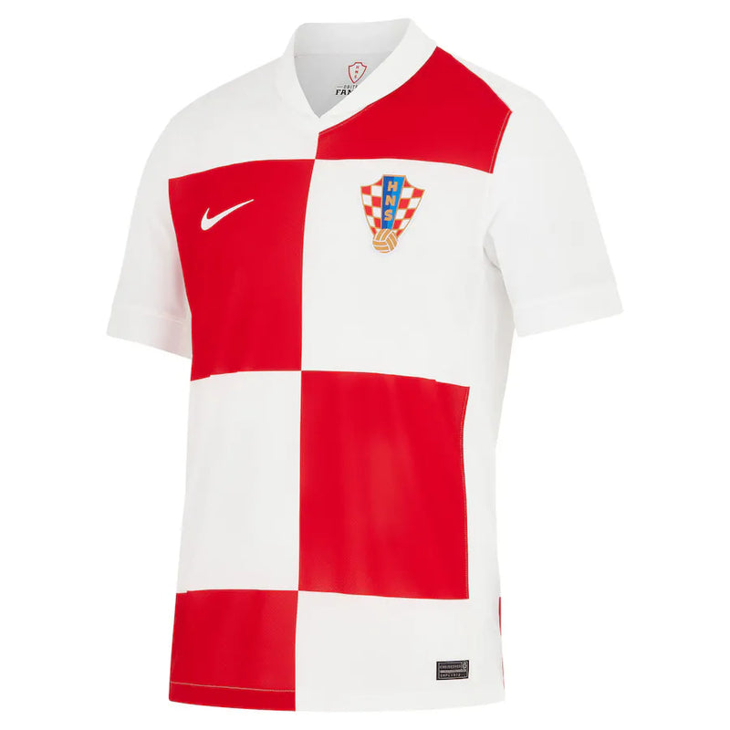 Camisa Croácia 2024 - Branca e Vermelha