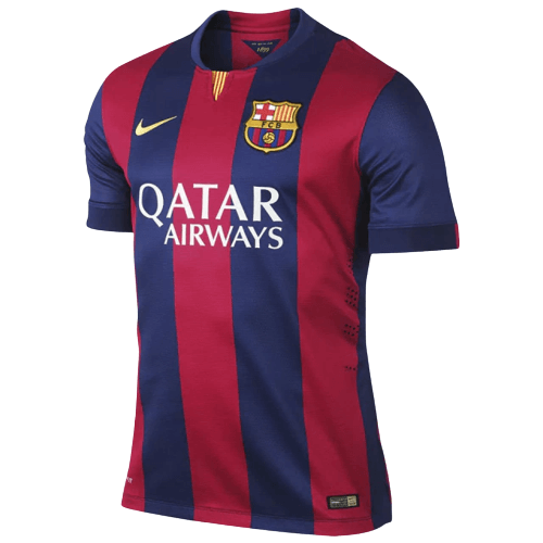 Barcelona 14/15 Retrô - Azul e Vermelha