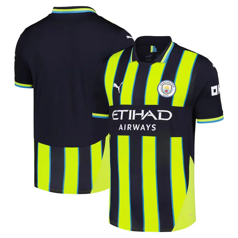 Camisa Manchester City 24/25 - Azul e Amarela