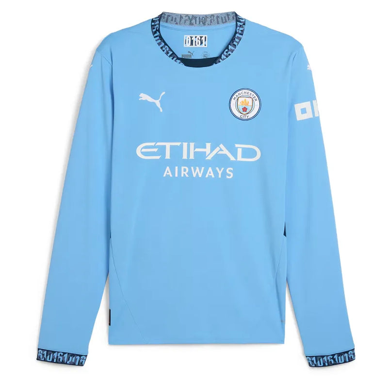 Manchester City 24/25 Manga Longa - Azul