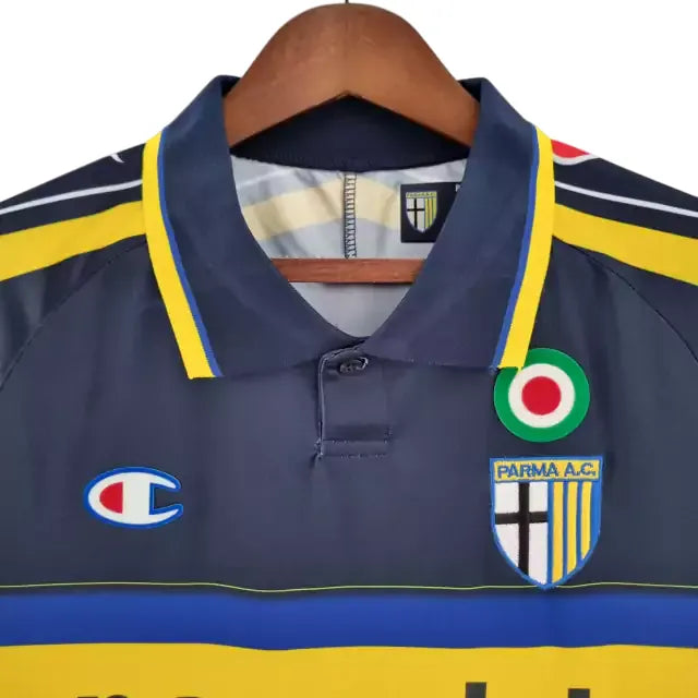 Camisa Parma 99/00 Retrô - Azul e Amarela