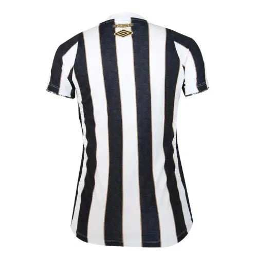 Camisa Santos Feminina 24/25 - Branca e Preta