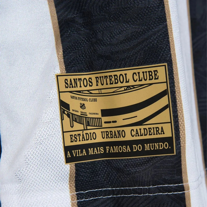 Camisa Santos Feminina 24/25 - Branca e Preta