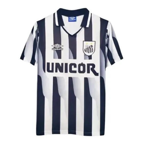 Camisa Santos 1998 Retrô - Branca e Preta