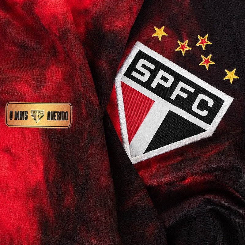 Camisa São Paulo Feminina 24/25 - Preta e Vermelha