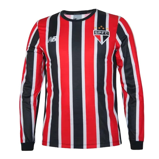 Camisa São Paulo 24/25 Manga Longa - Vermelha e Branca