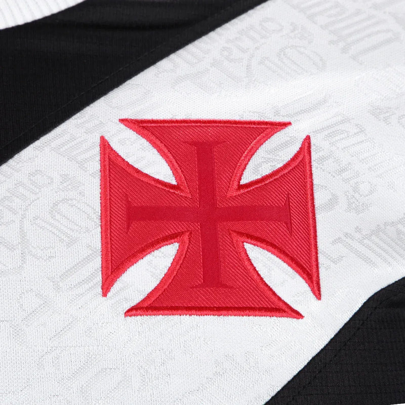 Camisa Vasco 24/25 Manga Longa - Preta e Branca