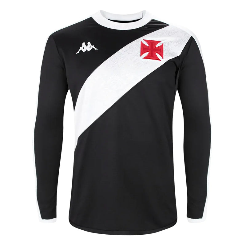 Camisa Vasco 24/25 Manga Longa - Preta e Branca
