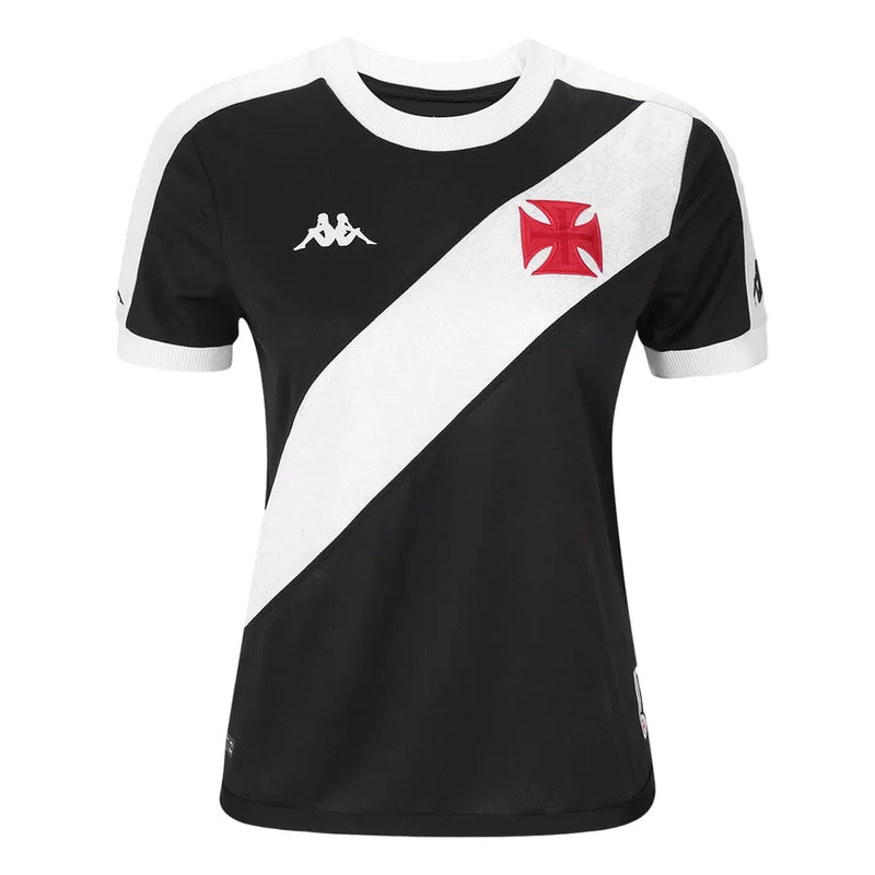 Camisa Vasco Feminina 24/25 - Preta e Branca